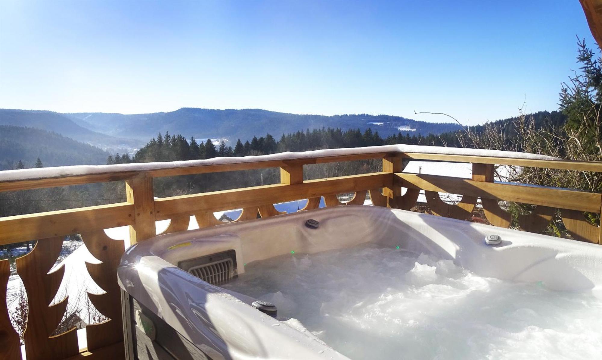 Gite Panoramique Et Spa De Liezey La Source Exterior foto